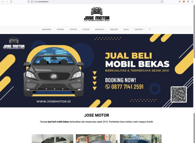 Jose Motor - Jual Beli Mobil Bekas di Tangerang - chaka solution